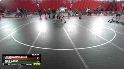 120 lbs Cons. Round 5 - Landon Obermueller, Wisconsin vs Todd Gurney, Wisconsin