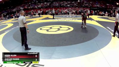 D1-126 lbs Quarterfinal - Aiden Allen, La Salle vs Khimari Manns, St. Edward