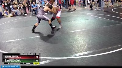 250 lbs Round 1 - Chase Sullivan, Widefield Wrestling Club vs Adriel Green, Widefield Wrestling Club