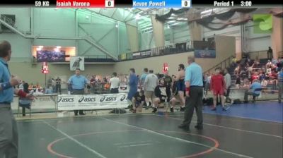 59kg Semi-finals Isiah Varona (NY) vs. Kevon Powell (OH)