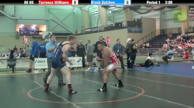 80kg Semi-finals Tarrence Williams (OR) vs. Brock Gutches (OTC)