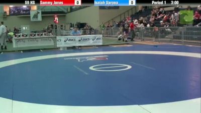 59kg Finals Sammy Jones (LA) vs. Isaiah Varona (Ny)