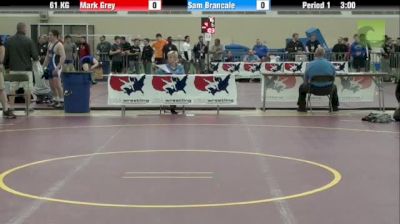 61kg Mark Grey, NY vs Sam Brancale, MN