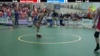 70kg, Hunter Hickman, VA vs Joshua Demas, OH