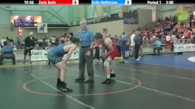 70kg, Zack Beitz, PA vs Colin Heffernan, MI