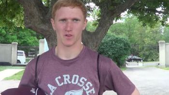 Ross Denman of UW-La Crosse after the 400