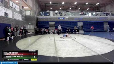 55 lbs Cons. Semi - Zavior Zaine McKay, Idaho Gold vs Dallas Gomez, Mountain Man Wrestling Club