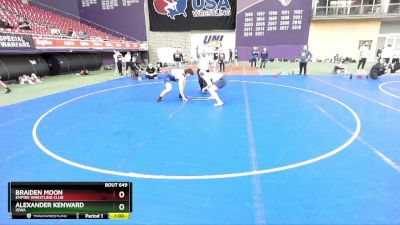 285 lbs Cons. Round 2 - Alexander Kenward, Iowa vs Braiden Moon, Empire Wrestling Club