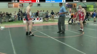 125kg Quarter-finals Nick Tavanello (OH) vs. Adam Coon (MI)