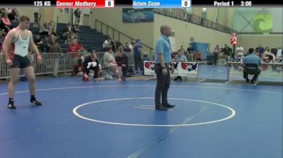 125kg Semi-finals Connor Medberry (WI) vs. Adam Coon (MI)