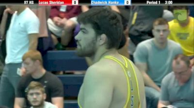 97KG f, 1 Chad Hanke, OR vs Luke Sheridan, CA