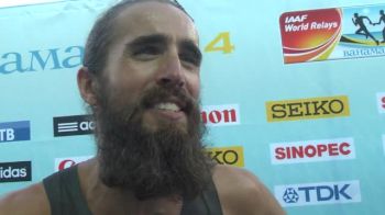 Captain Leer after winning silver