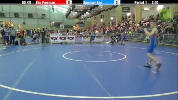 50KG, Ben Freeman, MI vs Spencer Lee, PA