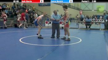 85KG, Jack Harris, OH vs Lance Benick, MN