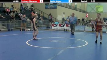 46KG, Zach Sherman, NJ vs Louie Hayes, IL