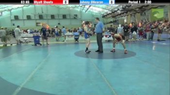 63KG, Johnny OHearon, UT vs Wyatt Sheets, OK