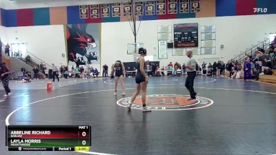 120 lbs Semifinal - Abbeline Richard, Barlow vs Layla Morris, Mountainside