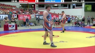 120kg Finals Brooks Black (PA) vs. Adam Coon (MI Match)