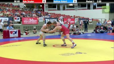 96kg Finals Kyle Snyder (MD) vs. Nate Rotert (SD)