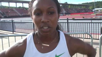 Baylor standout Tiffani McReynolds after her 100H prelim