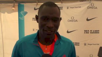 David Rudisha's 7th place finish at Pre is a "good start"