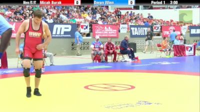 97kg Quarter-finals Deron Winn (MO) vs. Micah Burak (CO)