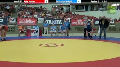 57KG consolation Kyle Hutter, VA vs Mark McKnight, PA