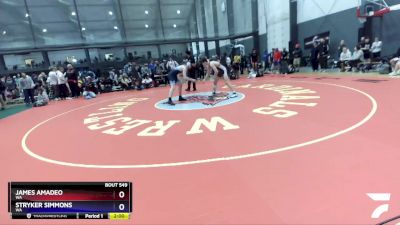 175 lbs Cons. Round 4 - James Amadeo, WA vs Stryker Simmons, WA