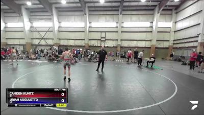 100 lbs Cons. Round 3 - Camden Kuntz, ID vs Uriah Auguletto, UT