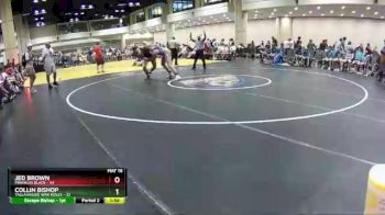 220 lbs Round 4 (8 Team) - Collin Bishop, Tallahassee War Noles vs Jed Brown, Franklin Black