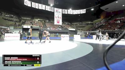 98 lbs Semifinal - Gage Jensen, NexGen Regional Training Center vs Drake Edwards, Mad Dawg Wrestling Club