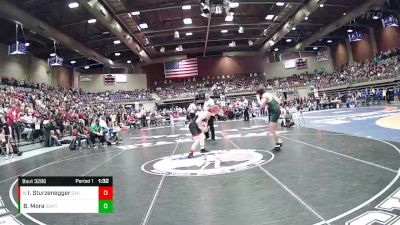 Cons. Round 1 - Isaac Sturzenegger, Grantsville vs Brandon Mora, South Summit