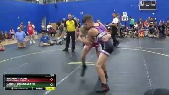 100 lbs Round 1 (4 Team) - Jovanni Tovar, Untouchables Purple vs Carter Dibenedetto, Death Squad