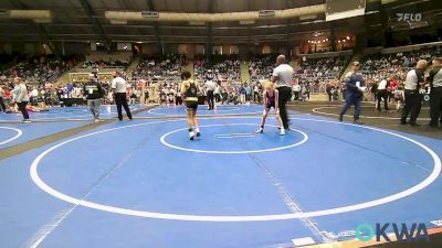 61 lbs Consi Of 4 - Tory Rice, Clinton Youth Wrestling vs Pierce Burnett, Broken Arrow Wrestling Club