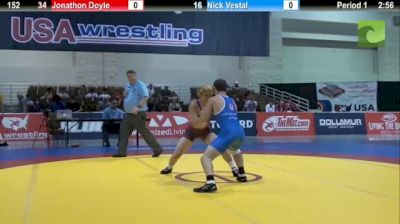 152lbs Finals Jonathon Doyle (IL) vs. Nick Vestal (OH)