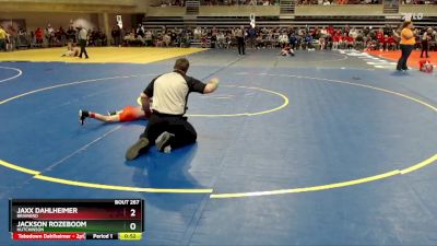 70 lbs Champ. Round 1 - Jaxx Dahlheimer, Brainerd vs Jackson Rozeboom, Hutchinson