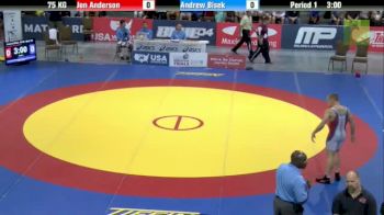 75kg finals 2, Jon Anderson, Army vs Andrew Bisek, MN Storm