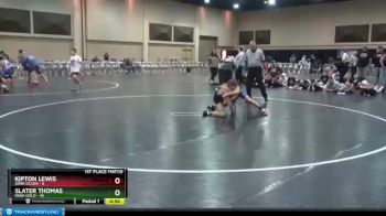 90 lbs Finals (2 Team) - Kipton Lewis, Iowa Silver vs Slater Thomas, Iowa Gold