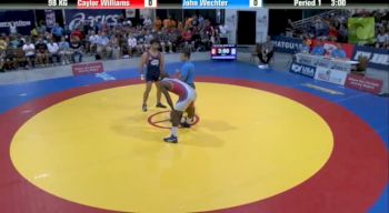 98kg finals 1, Caylor Williams, Army vs John Wechter, MN Storm