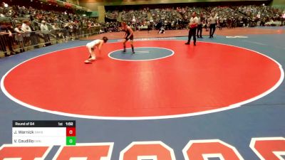 132 lbs Round Of 64 - JC Warnick, Davis vs Vanden Caudillo, Carlsbad-CA