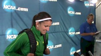 Oregon's Jenna Prandini after a long weekend