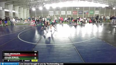 119 lbs Champ. Round 2 - Steven Robles, Aces Wrestling Academy vs Neko Archuleta, California