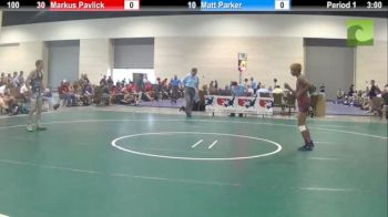 100lbs Finals Matt Parker (PA) vs. Markus Pavlick (IL)