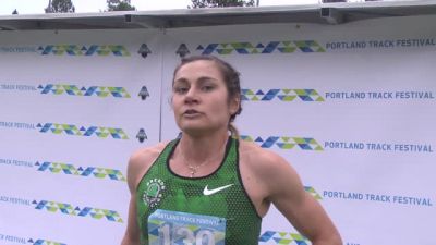 Bridget Franek after her steeple win