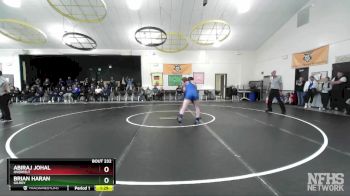 175 lbs Quarterfinal - Brian Haran, Gilroy vs Abiraj Johal, Overfelt