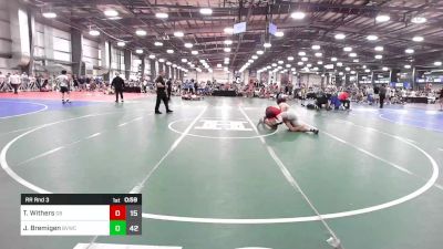 195 lbs Rr Rnd 3 - Tyler Withers, Gettysburg vs Jude Bremigen, Buffalo Valley Black