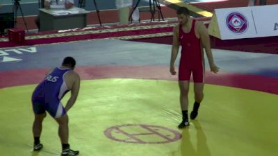 125kg Quarter-finals Alan Zampano vs. Otchurchap Aydin