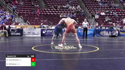 285 lbs Round Of 32 - Owen Hutchinson, Big Spring vs Daniel Williams, Glendale