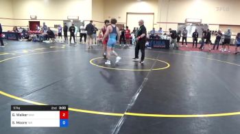 57 kg Rnd Of 128 - Gage Walker, Raw Wrestling Club vs Spencer Moore, Tar Heel Wrestling Club