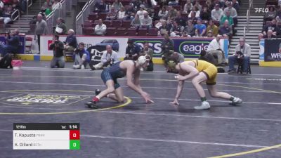 121 lbs Final - Tyler Kapusta, Franklin Regional vs Keanu Dillard, Bethlehem Cath